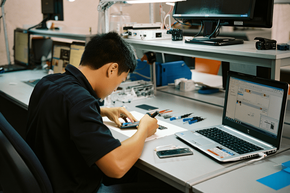 Процесс ремонта техники Leran в leran-servis